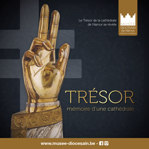 affiche pour le trésor la cathédrale de namur